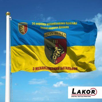 Прапор 3 Механізований Батальйон 24 ОМБр V-463-1 фото