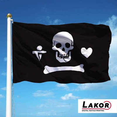 Прапор Піратський Стіда Боннета PT-007 фото