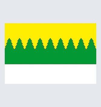 Прапор села Верхній Лужок U-L-075 фото