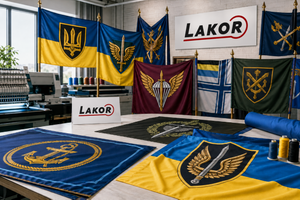 Військові прапори від ТОВ &laquo;Лакор&raquo;: як обрати, де замовити та чому це важливо фото