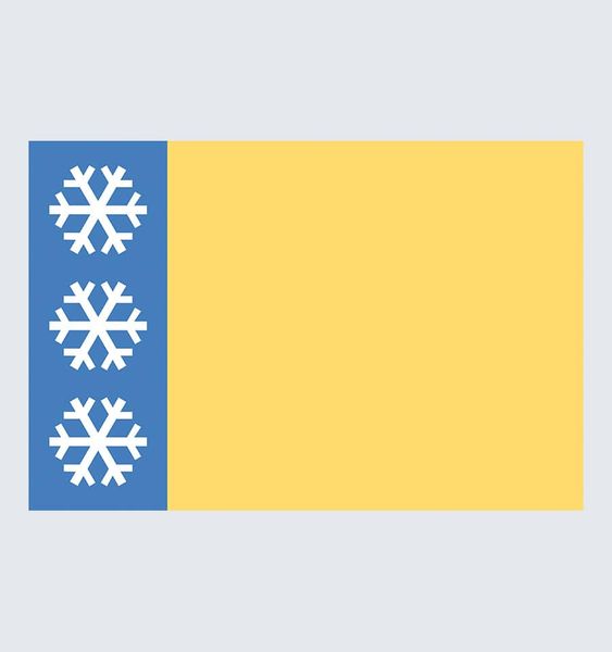 Прапор Сніжного U-Dn-019 фото
